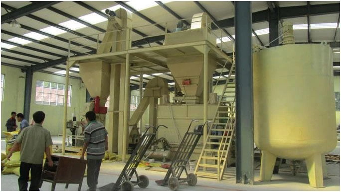 poultry feed production plant for livestock
