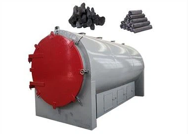 نئی ملٹی فانکشنل لکڑی کے ناریل شیل افقی کاربونائزیشن فرنس